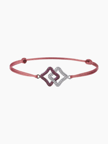 Intertwined Silk Cord Bracelet